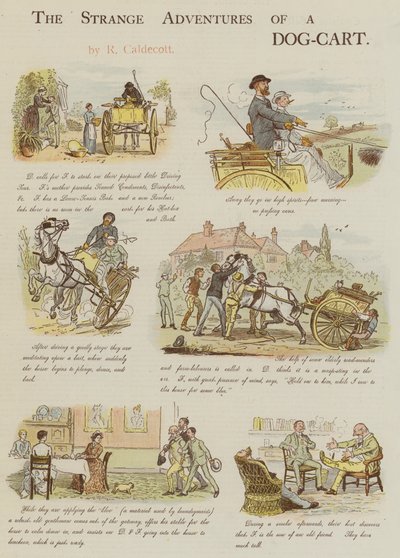The Strange Adventures of a Dog-Cart by Randolph Caldecott